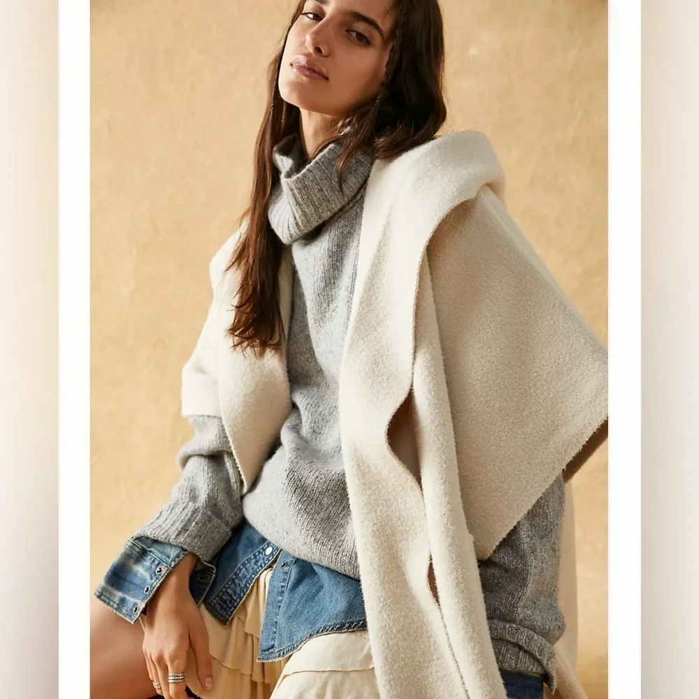 Free People SUPER SOFT oversized hooded kimono - Picture 5 of 10